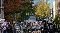 Beim TSC New York City Marathon laufen wieder tausende Athleten durch die Stadt.