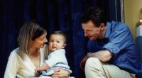 Das dänische Prinzenpaar der Neuzeit: Prinzessin Alexandra und Prinz Joachim, mit ihrem Sohn Nikolaj