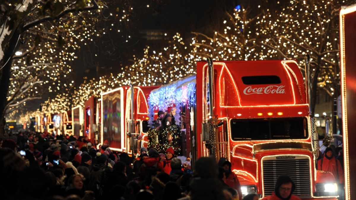 Die Coca-Cola-Weihnachtstrucks kommen auch 2019 wieder auf Deutschland-Tour. (Foto)