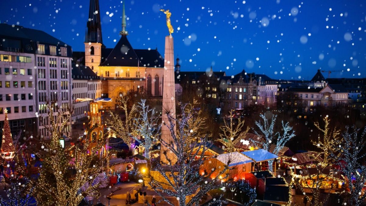 In Luxemburg wurde ein Mädchen (2) auf dem Weihnachtsmarkt von einer Eisskulptur erschlagen. (Foto)