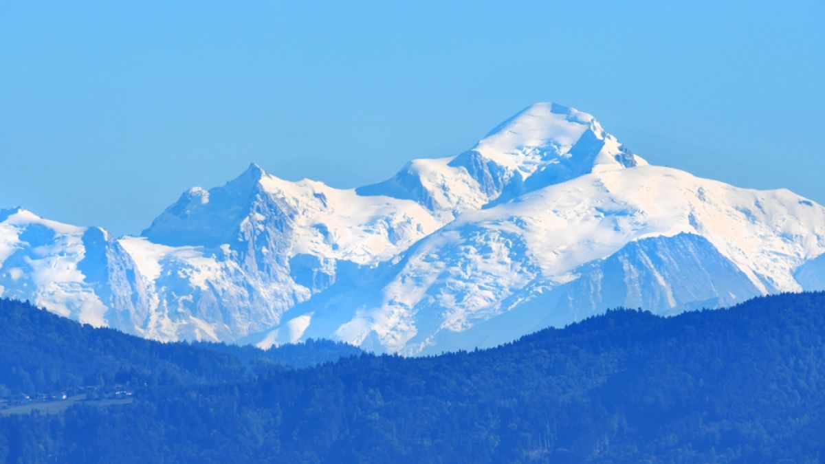 Am Mont Blanc ist eine Lawine abgegangen. (Foto)