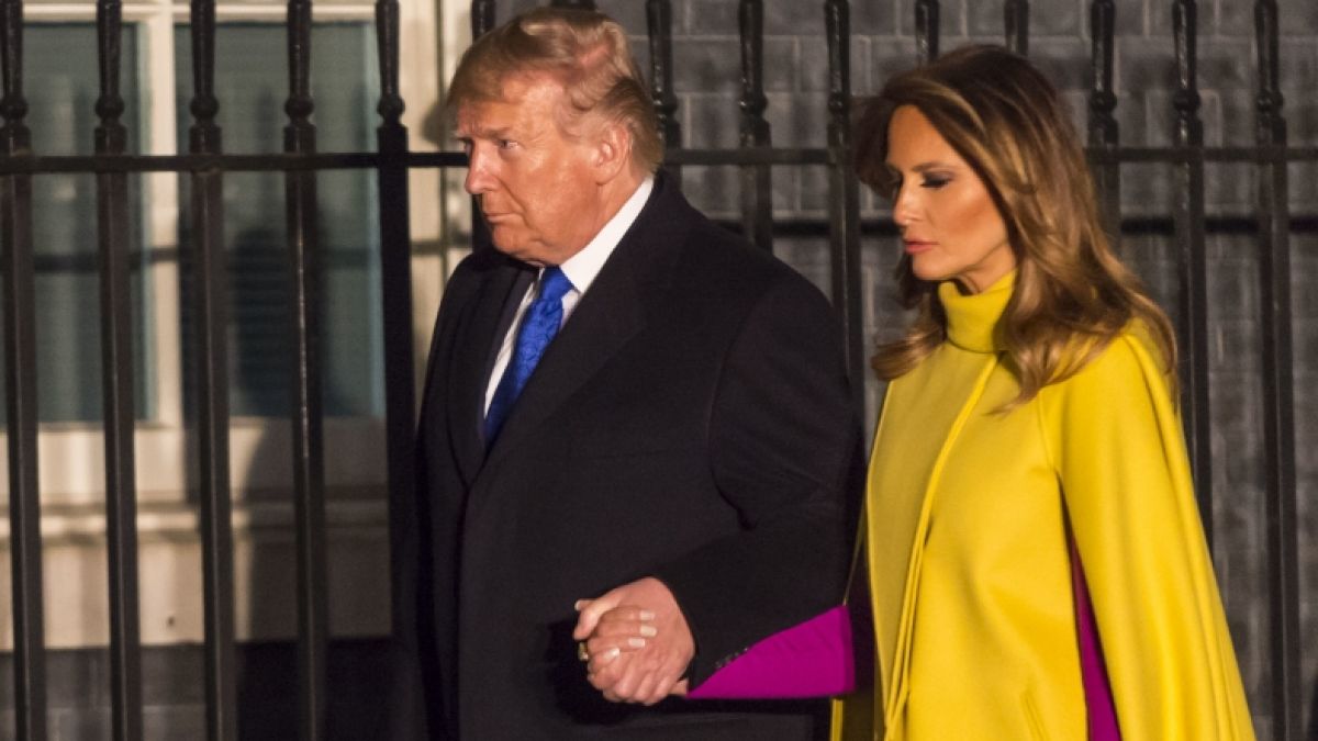 Donald und Melania Trump nächtigen offenbar getrennt voneinander. (Foto)