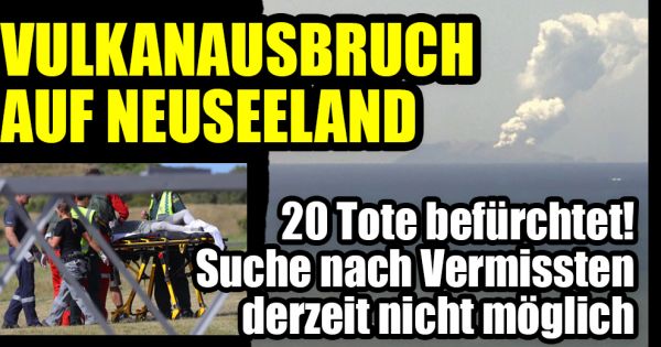 Vulkanausbruch auf Neuseeland: Vulkan Whakaari ...