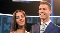 Cristiano Ronaldo mit seiner Verlobten Georgina Rodriguez. 