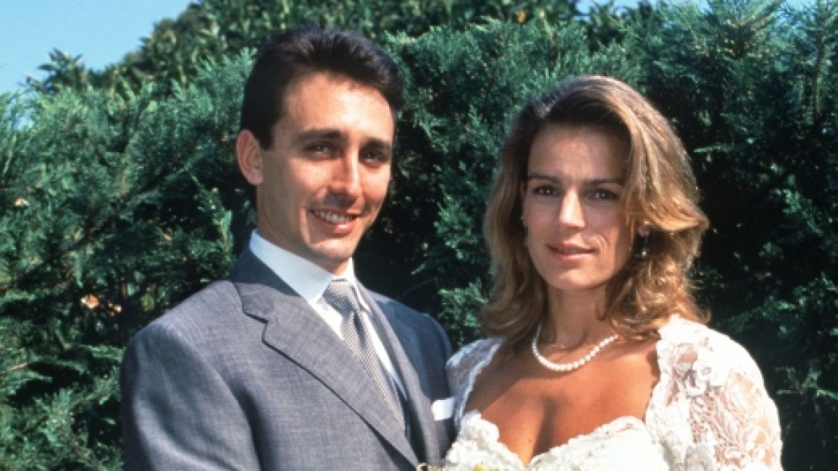 Im Juli 1995 läuteten für Prinzessin Stéphanie von Monaco und Daniel Ducruet die Hochzeitsglocken. Ein Jahr später wurde die Ehe geschieden. (Foto)