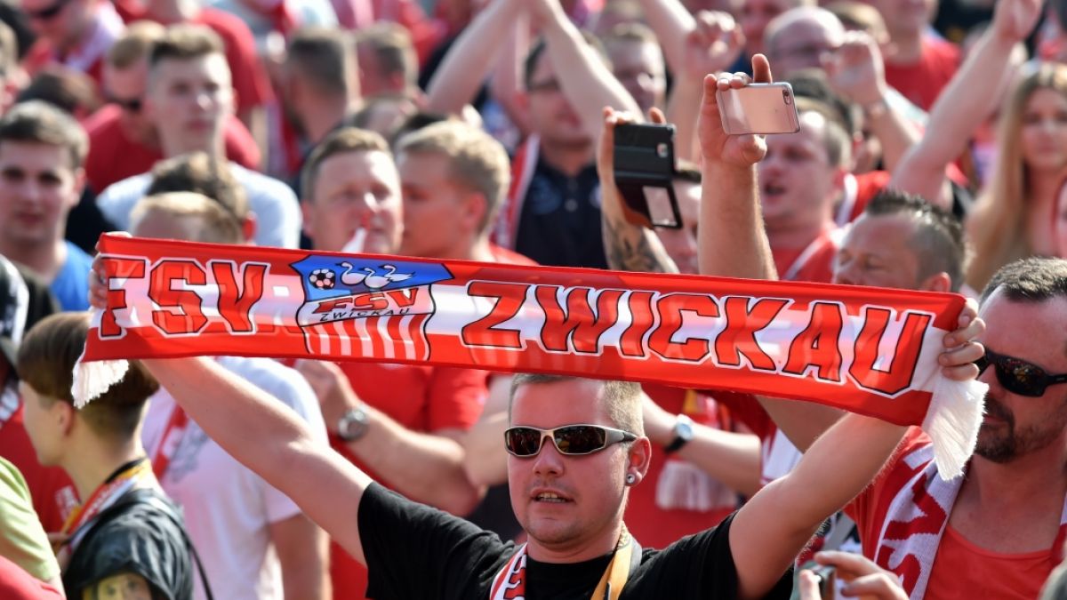 Fans vom FSV Zwickau zeigen Stolz, zu wem sie stehen. (Symbolbild) (Foto)