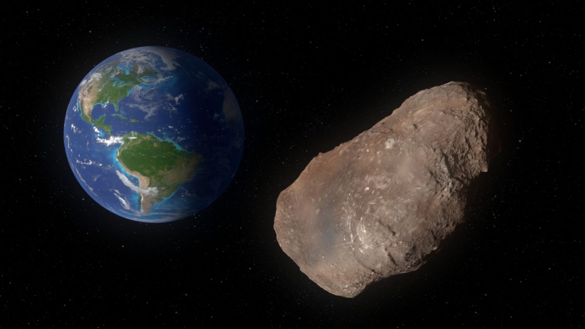 Beinahe täglich fliegen zahlreiche Asteroiden an der Erde vorbei. (Foto)