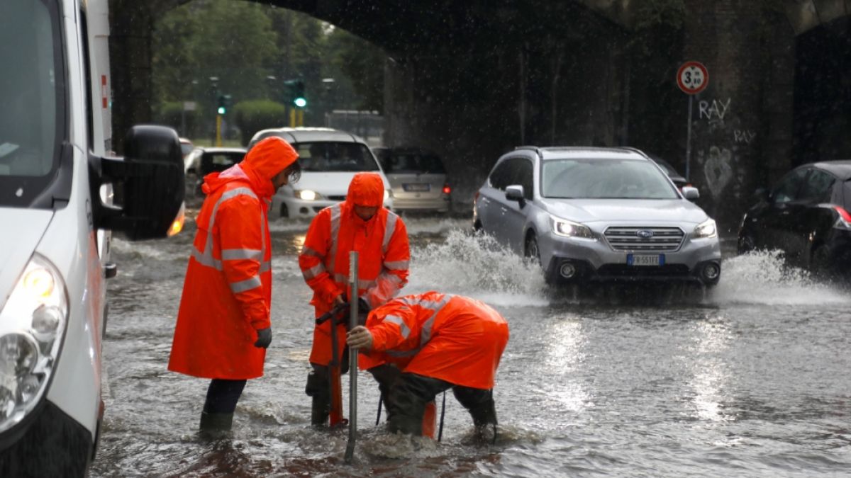 In Süditalien steigt das Überschwemmungsrisiko aufgrund von Tiefdruckgebiet "Liebgard". (Foto)