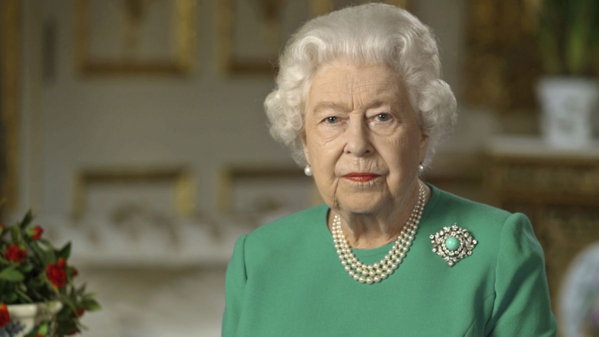 Queen Elizabeth II. wendet sich zum 75. Jahrestag des Endes des Zweiten Weltkriegs am 08.05.2020 in einer Ansprache an das britische Volk. (Foto)