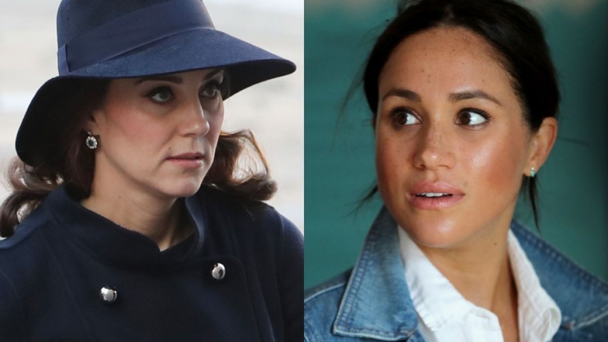 Kate Middleton und Meghan Markle fanden sich einmal mehr in den Royals-News wieder. (Foto)