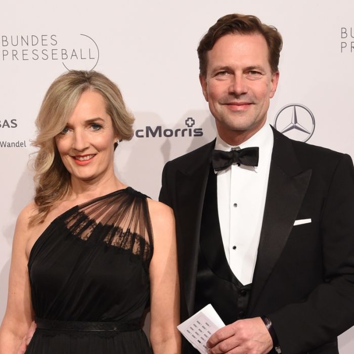 Sophia und Steffen Seibert beim 67. Bundespresseball 2018 in Berlin.