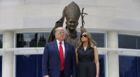 Donald Trump und Melania Trump bei ihrem Besuch in Washington.