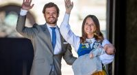 Prinz Carl Philip und Prinzessin Sofia von Schweden strahlt das Babyglück aus allen Poren.
