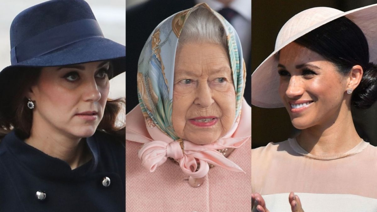 Die Royals-News hatten diese Woche nicht nur für Kate Middleton, Queen Elizabeth II. und Meghan Markle allerhand unliebsame Überraschungen parat. (Foto)
