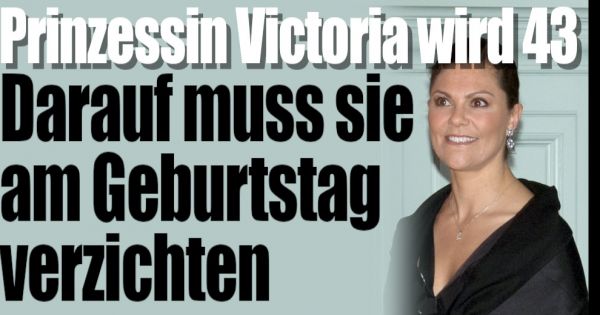 Corona Krise Geburtstagsfeier Fur Kronprinzessin Victoria Fallt