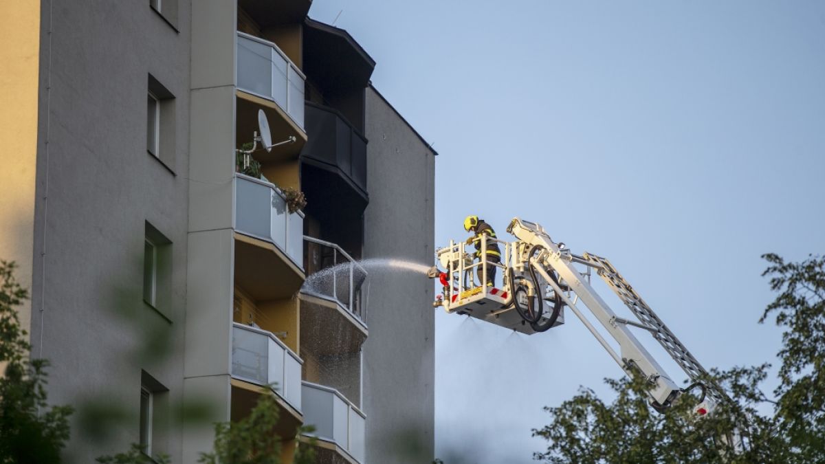 Im tschechischen Bohumin sind bei einem Hochhausbrand mindestens elf Menschen ums Leben gekommen. (Foto)