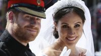 Meghan Markle durfte an ihrem Hochzeitstag eine funkelnde Tiara als Leihgabe von Queen Elizabeth II. tragen.