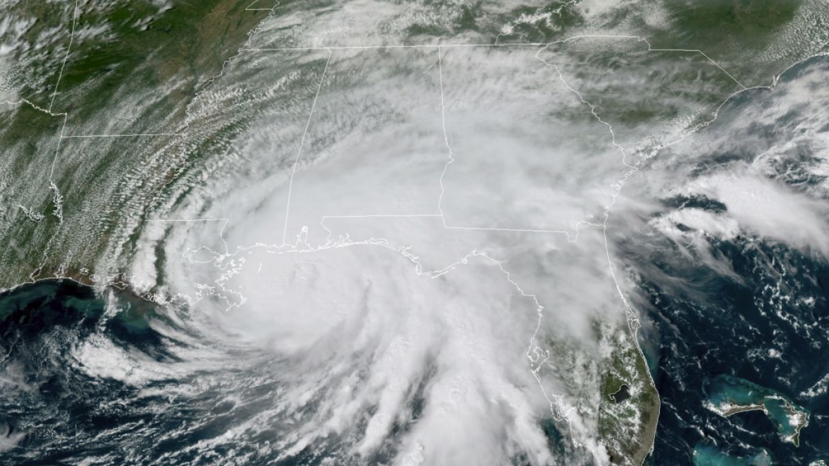 Hurrikan "Sally" ist am 16.09.2020 an der US-Golfküste auf Land getroffen. (Foto)