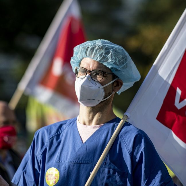 Streik trotz Corona in Kitas, Heimen und Kliniken beschlossen