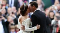 Prinzessin Eugenie und ihr Ehemann Jack Brooksbank nach ihrer Hochzeit in der St. George's Chapel in Schloss Windsor. Fast zwei Jahre später freut sich das Paar auf sein erstes Kind.