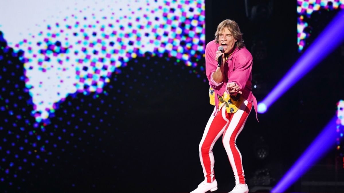 Mick Jagger bei "Big Performance" in Aktion. (Foto)