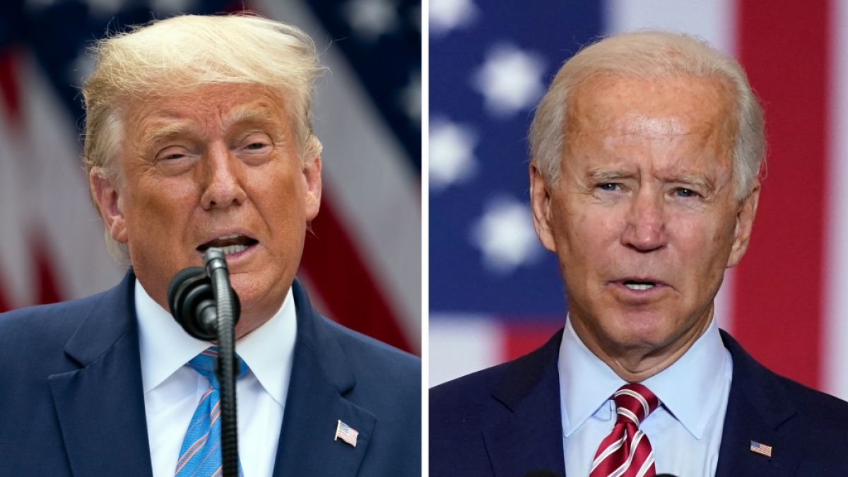 Alle Infos rund um das TV-Duell zwischen Trump und Biden bei news.de. (Foto)