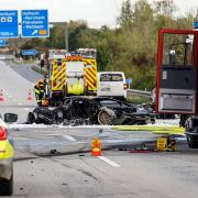 Auf der A 66 verbrannte ein Unschuldiger nach einem mutmaßlich illegalem Autorennen. Auf der A 66 verbrannte ein Unschuldiger nach einem mutmaßlich illegalem Autorennen.