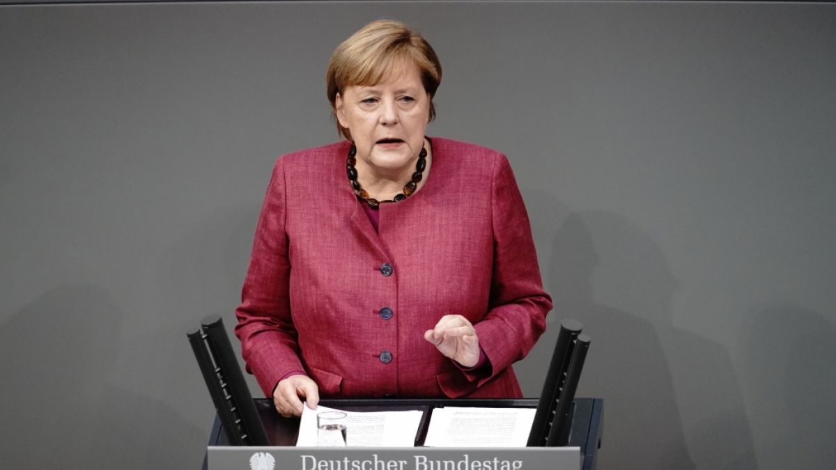 Angela Merkel verteidigt den Lockdown in einer Regierungserklärung. (Foto)
