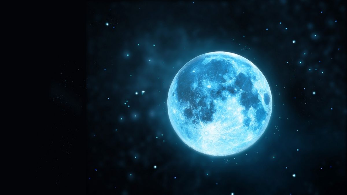 An Halloween leuchtet ein seltener "Blue Moon" am Himmel. (Foto)