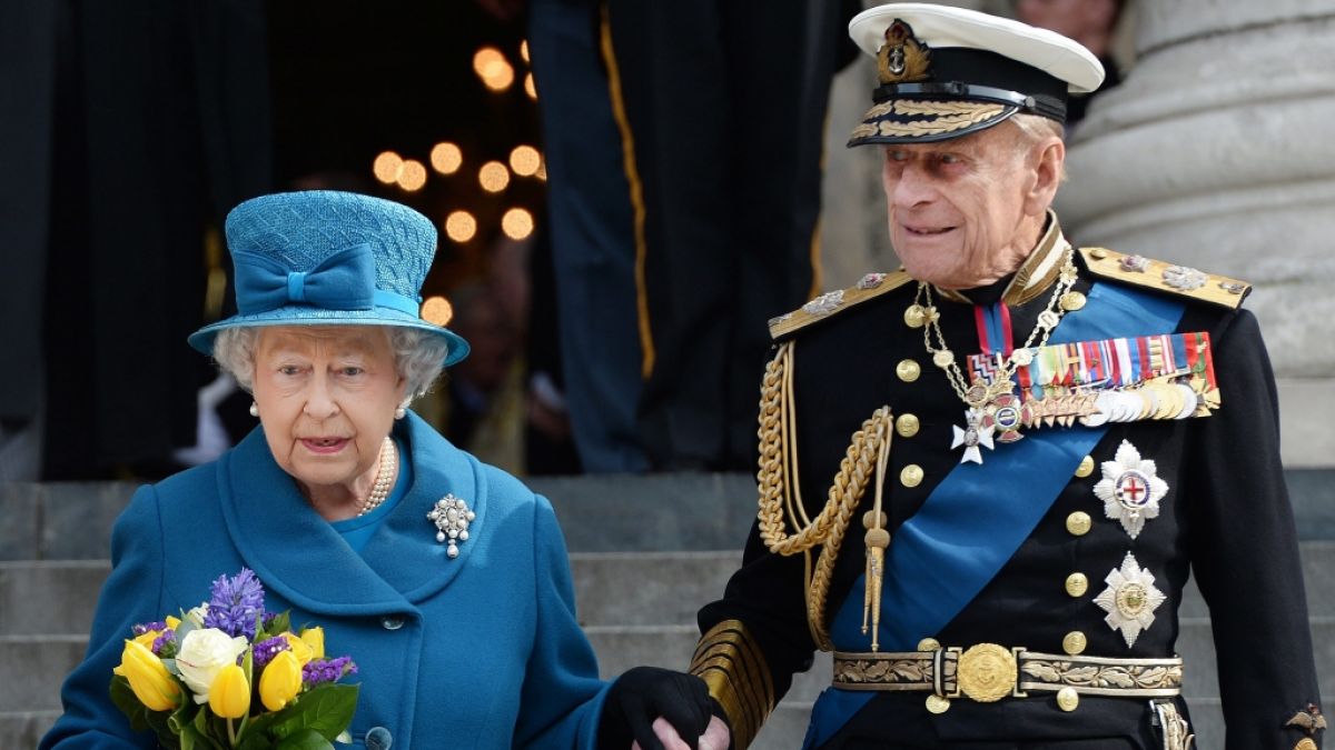 Queen Elizabeth II. und Prinz Philip im Jahr 2015. (Foto)