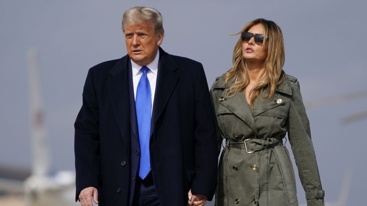Donald Trump und Frau Melania. (Foto)