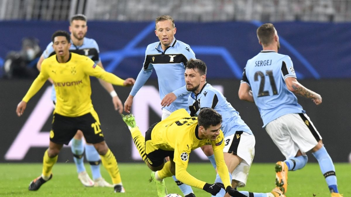 Borussia Dortmund steht nach einem Remis gegen Lazio im Achtelfinale der Champions League. (Foto)