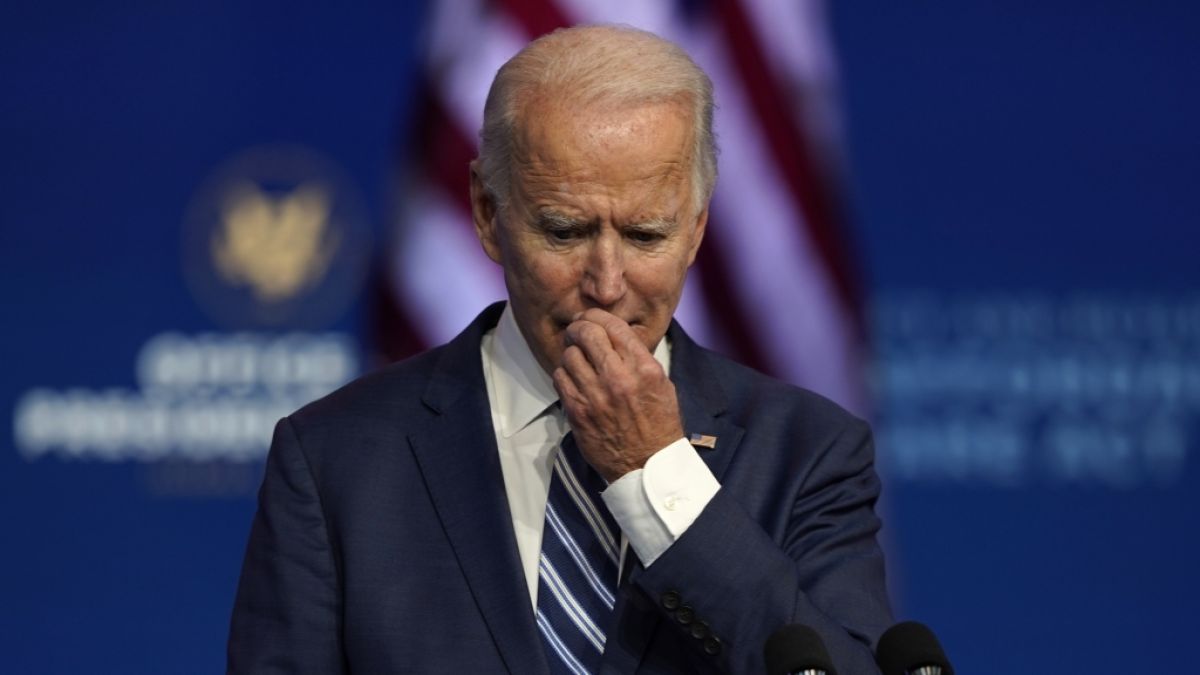 Joe Biden machte im TV einen Scherz über seinen Rücktritt. (Foto)