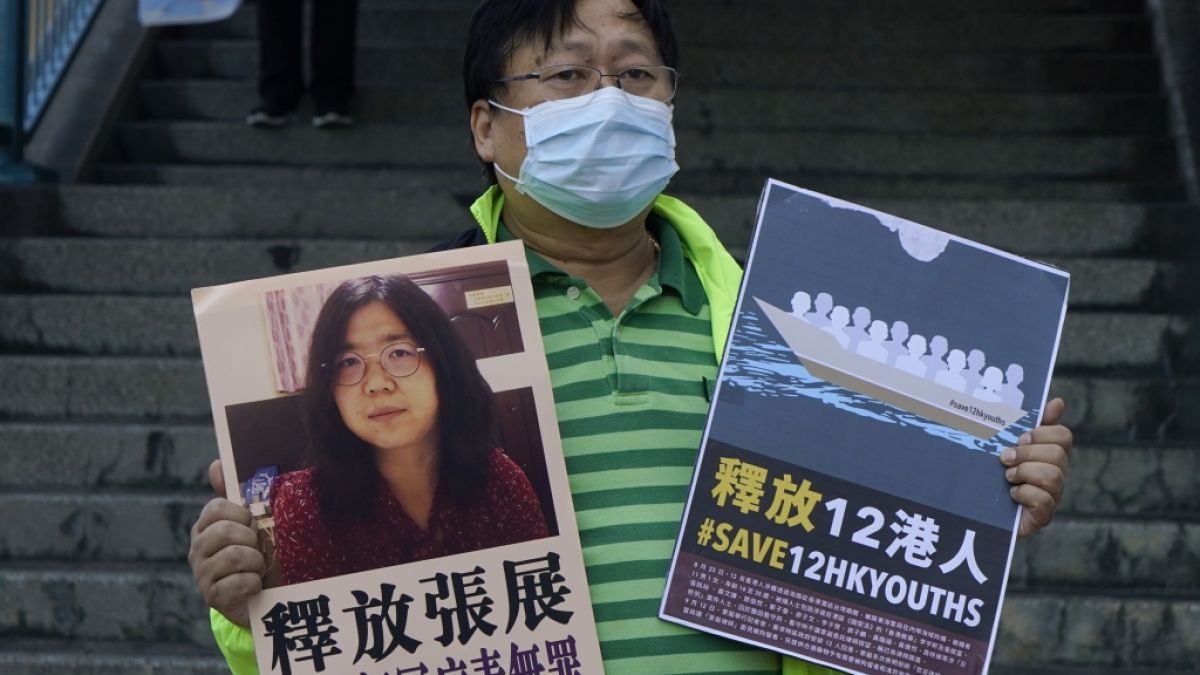 In China muss eine Journalistin nach Berichten aus Wuhan für vier Jahre in den Knast. (Foto)