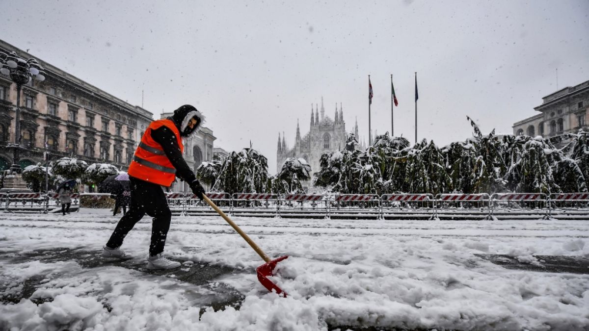 Tief Hermine schneit Europa ein. (Foto)