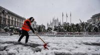 Tief Hermine schneit Europa ein.