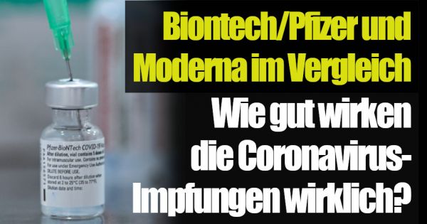 Biontec- und Moderna-Impfstoff im Vergleich ...