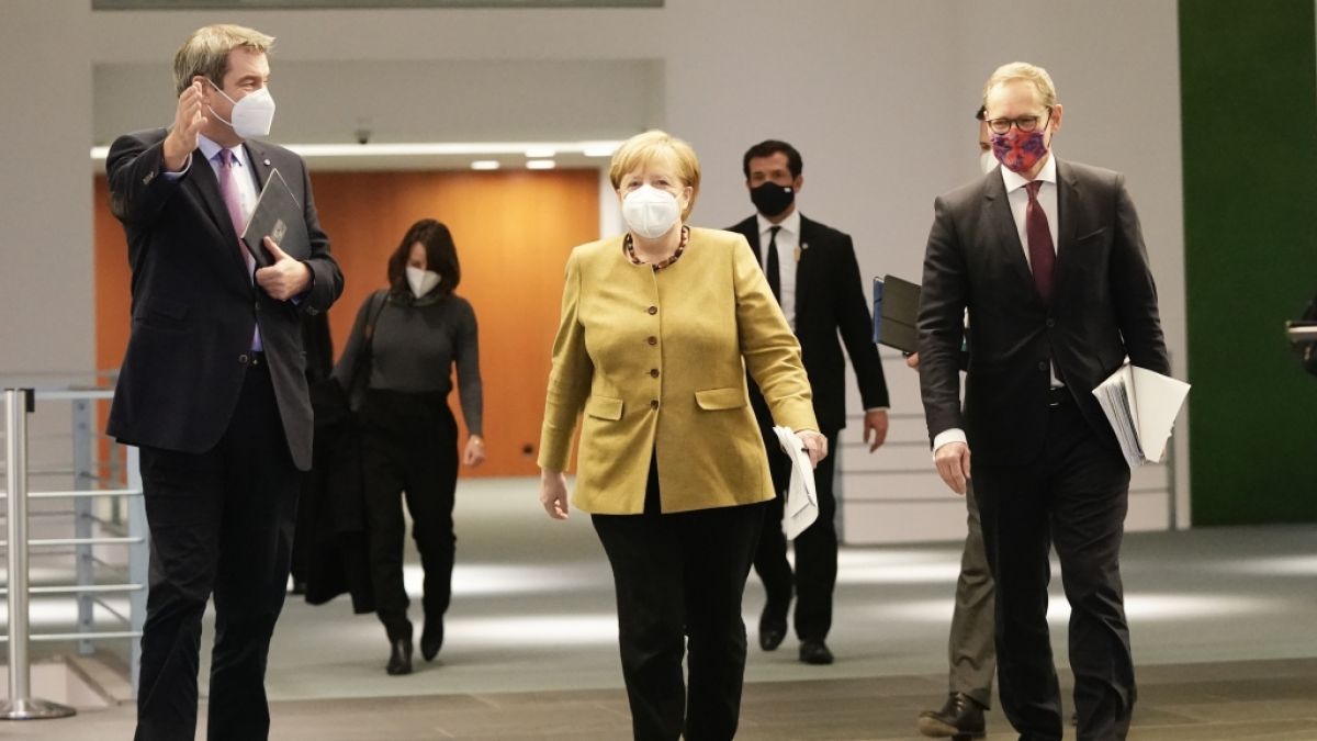 Bundeskanzlerin Merkel und die Ministerpräsidenten der Länder haben sich auf Corona-Beschlüsse geeinigt. (Foto)