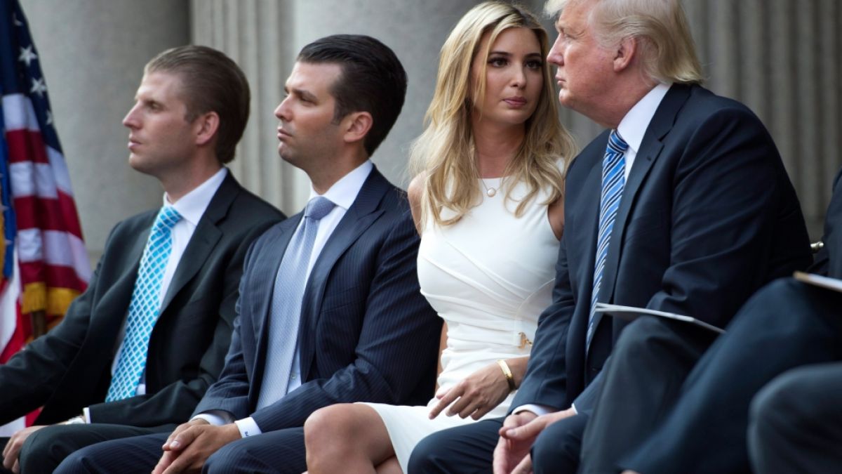 Donald Trump mit seiner Tochter Ivanka Trump und seinen beiden ältesten Söhnen Donald Trump Jr. und Eric Trump. (Foto)