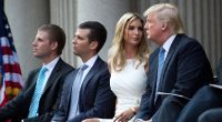 Donald Trump mit seiner Tochter Ivanka Trump und seinen beiden ältesten Söhnen Donald Trump Jr. und Eric Trump.