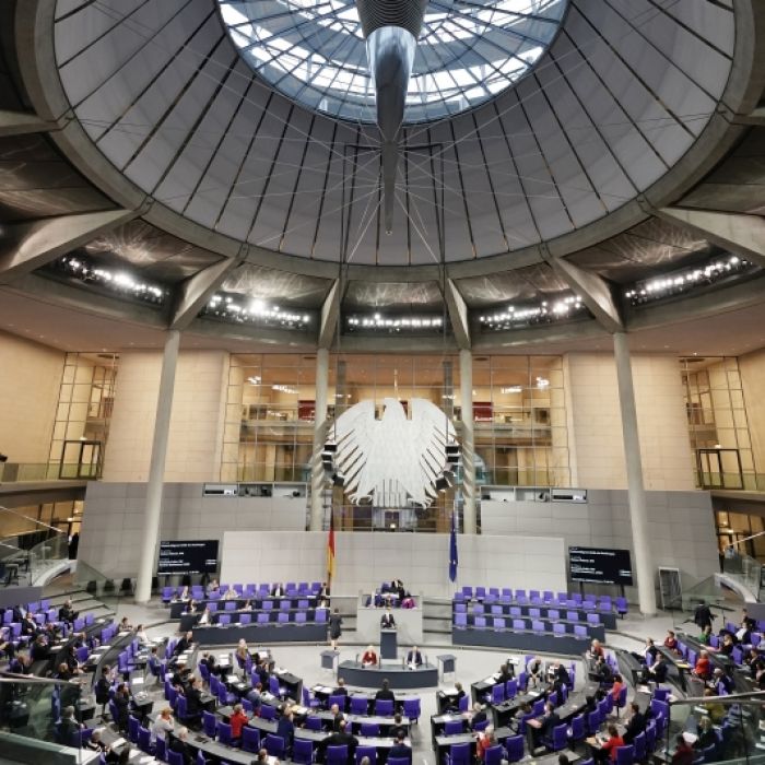 Abgeordnete im Plenum des Deutschen Bundestages