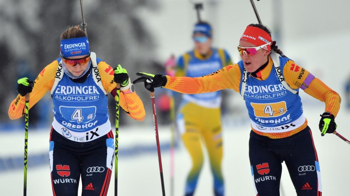 Denise Herrmann und Franziska Preuß haben sich für die Biathlon-WM 2021 in Pokljuka qualifiziert. (Foto)