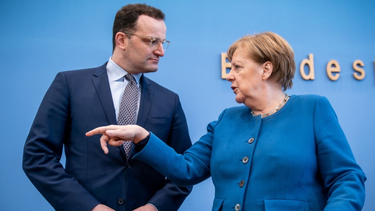 Angela Merkel und Jens Spahn. (Foto)