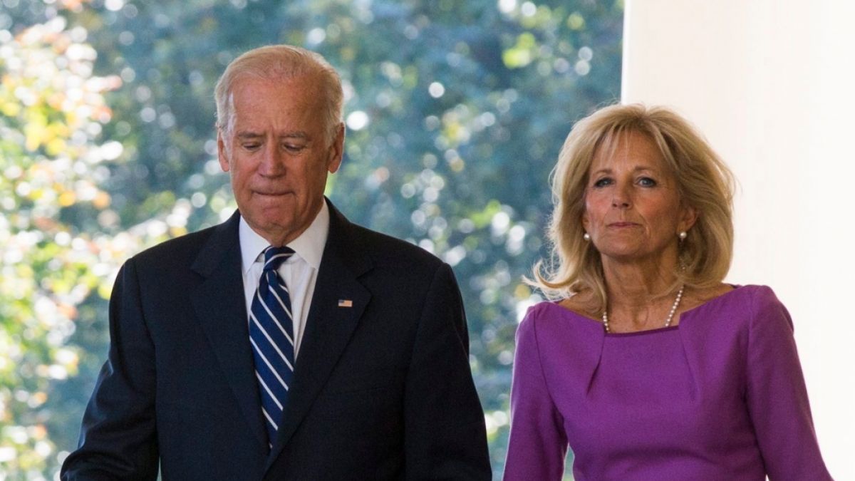 Joe und Jill Biden gaben ihr erstes gemeinsames Interview seit dem Amtsantritt des Präsidenten. (Foto)