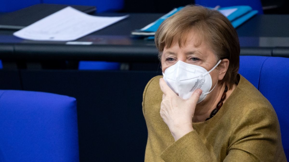 Angela Merkel hält wegen der Corona-Mutationen an ihren harten Lockdown-Plänen fest. (Foto)