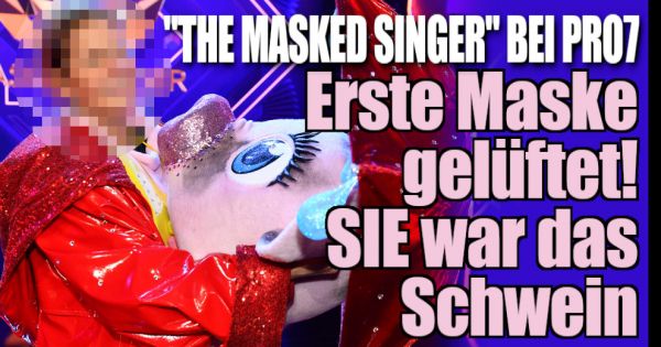The Masked Singer 2021 Wer Ist Raus Nix Mit Glucksschwein Sie Steckte Im Ferkel Kostum News De