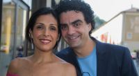 Rolando Villazón und seine Ehefrau Lucia Villazón bei der Premiere der Oper 