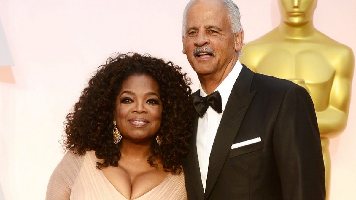 Oprah Winfrey mit ihrem Ehemann Stedman Graham bei den Oscars 2015. (Foto)