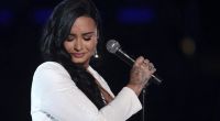 Bei Demi Lovato wird das Oberteil durchsichtig.