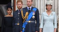 Die Stimmung zwischen Herzogin Meghan, Prinz Harry, Prinz William und Herzogin Kate scheint äußerst frostig.